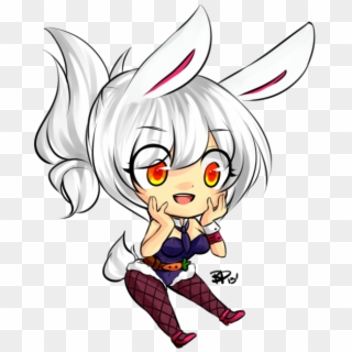 Riven By Kawailemon - Battle Bunny Riven Chibi Clipart