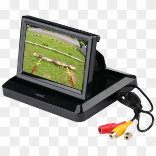 5 Inch Folding Screen Monitortft Lcd Auto Car Rear - Electronics Clipart