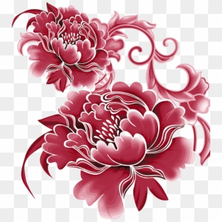 Chinese Flower Pattern Png Clipart