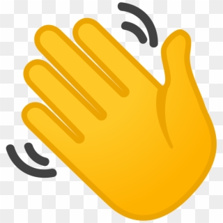 Waving Hand Icon - Emoji Winkende Hand Clipart