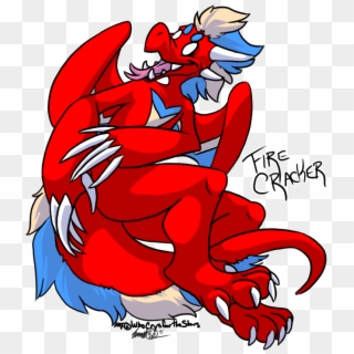 Bear-claw Dragon - Firecracker - Cartoon Clipart
