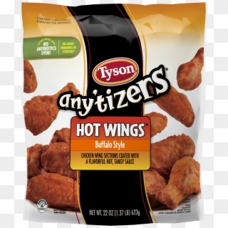 Tyson® Any'tizers® Buffalo Style Bone-in Chicken Wings, - Tyson Any Tizers Wings Clipart