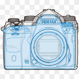 Front）pentax Aps C Size Slr Camera Back）pentax 35mm Clipart