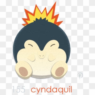 Cyndaquil Oh, This Little Fire Mole Was My First Pick - Cartoon Clipart