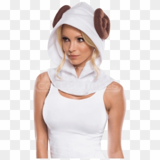 Star Wars Princess Leia Hood - Princess Leia Adult Star Wars Hood Clipart