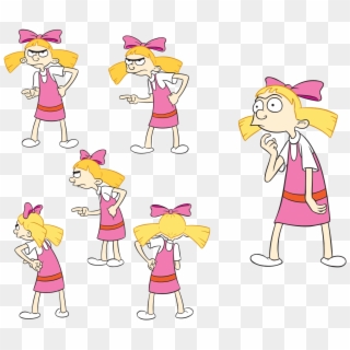 Png - Hey Arnold Helga Png Clipart