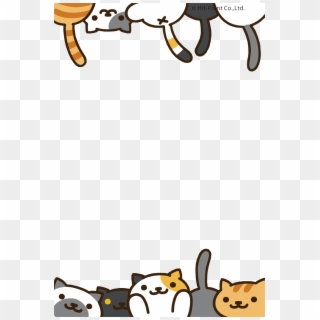 Transparent Edits Of The New Wallpapers So You Can - Neko Atsume Cats Iphone Background Clipart