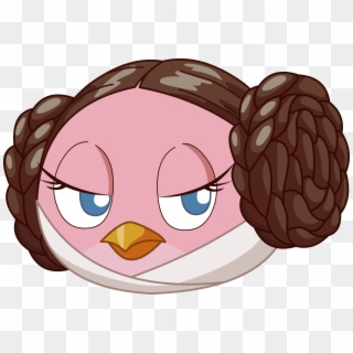 Princess Leia Star Wars Clipart - Leia Angry Birds Star Wars - Png Download