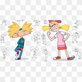 Hey Arnold New Character Design Clipart