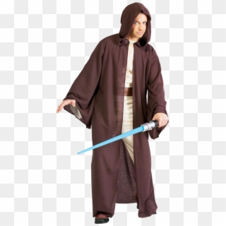 Jedi Knight Robe Deluxe Adult Costume - Adult Jedi Costume Clipart