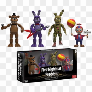 Five Nights At Freddy's - Five Nights At Freddy's Figure Set Clipart