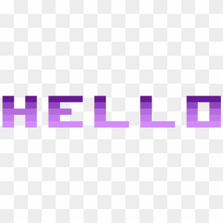 Hello - Lavender Clipart