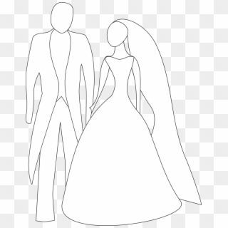 This Free Icons Png Design Of Bride And Groom Clipart