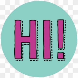 Hello Icon - Circle Clipart