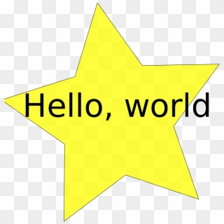 Pengo Test Hello - You Tried Star Transparent Clipart
