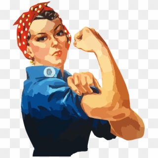 Woman Equality Rosie Riveter Women Workforce - Rosie The Riveter Transparent Clipart