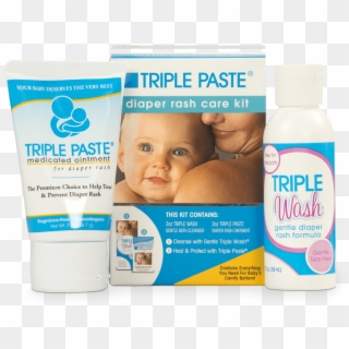 Triple Paste Diaper Rash Care Kit - Cosmetics Clipart