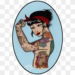Images For > Rosie The Riveter Tattoo Clipart
