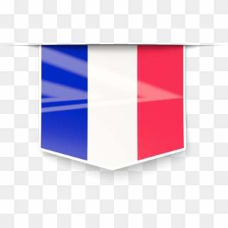 Illustration Of Flag Of France - France Square Flag Png Clipart