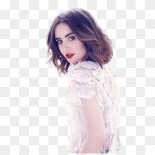 #lily #collins #sticker - Lily Collins Photoshoot Hd Clipart
