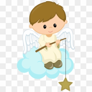 Rosary Clipart Christening Boy - Angel Boy Png Transparent Png