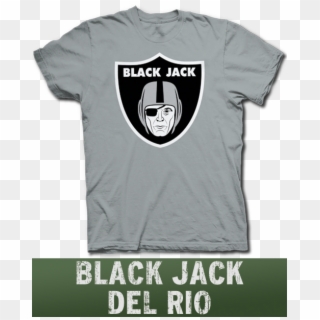 Black Jack Del Rio Oakland Raider Nation Coach Logo - T Shirt Clipart