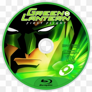 First Flight Bluray Disc Image - Green Lantern First Flight Dvd Clipart