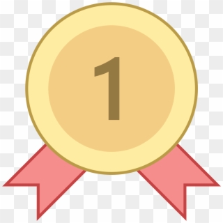 This Is A Picture Of An Award Ribbon For Being Number - Icon Clipart