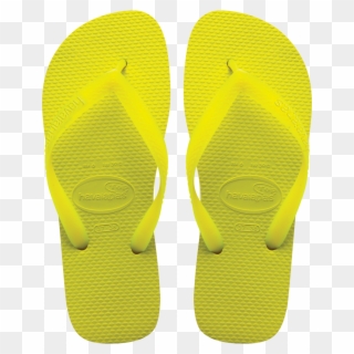 Havaianas Top Yellow Flip Flops - Havaianas Neon Yellow Clipart