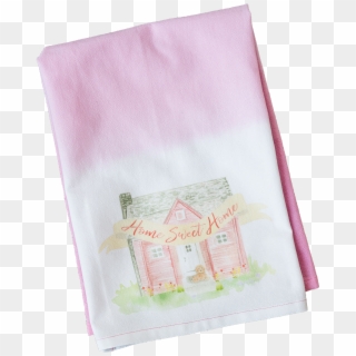 Pink Watercolor House - Paper Clipart