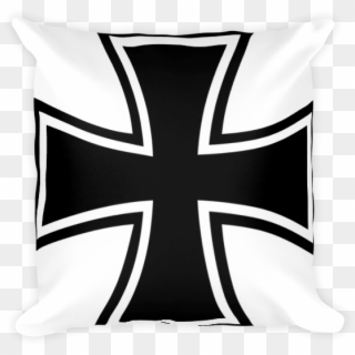 German Iron Cross Basic Pillow - German Iron Cross Clipart - Png Download