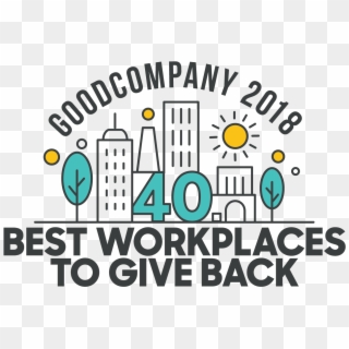 Top 40 Workplaces To Give Back - Graphic Design Clipart