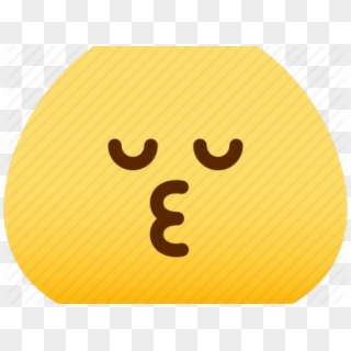 Emoji Face Clipart Kiss - Circle - Png Download
