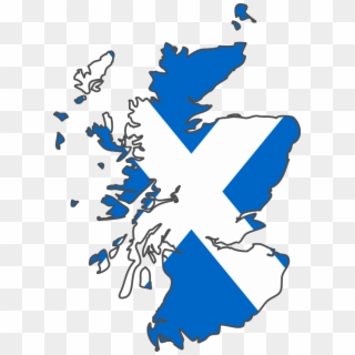 Scotland Golf Guide - Scotland Map Flag Clipart