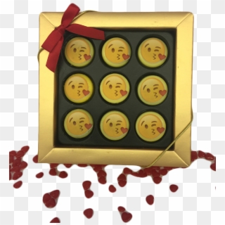 Kiss Emoji Mini Chocolate Covered Oreos Gift Box - Illustration Clipart