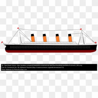 The Titanic Sank On April 15th, 1912 Here Are Related - Titanic Ship Clip Art - Png Download