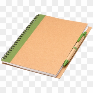 Picture Of Colour Accented Spiral Notebook With Pen - Sketch Pad Clipart