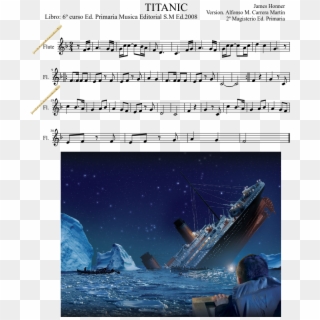 Titanic Sheet Music Composed By James Honner Version Clipart