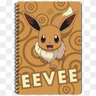 Eevee A5 Spiral Notebook - Cartoon Clipart