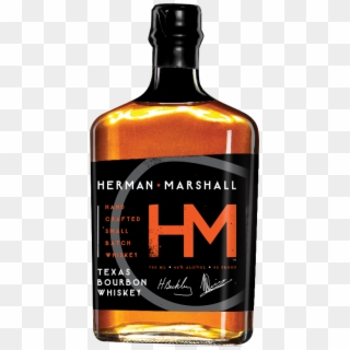 Bourbon Whiskey - Herman Marshall Texas Rye Whiskey Clipart