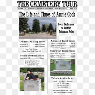 2018 Cemetery Tour Information - Tree Clipart