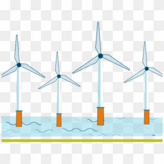Wind Turbine Clipart - Windmill - Png Download