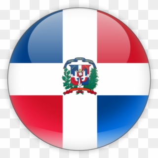 Illustration Of Flag Of Dominican Republic - Dominican Republic Icon Clipart