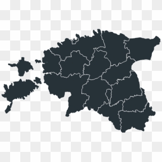 Eesti Map - Estonia Map Vector Clipart