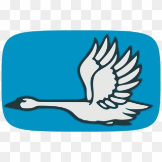 This Free Icons Png Design Of Flying Swan Clipart