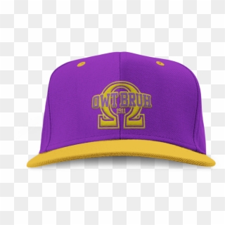 Omega Psi Phi Embroidered Owt Bruh Snap Back Hat Omega - Baseball Cap Clipart