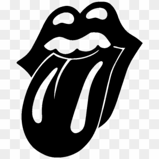 Rolling Stones Png - Rolling Stones Logo Black And White Clipart