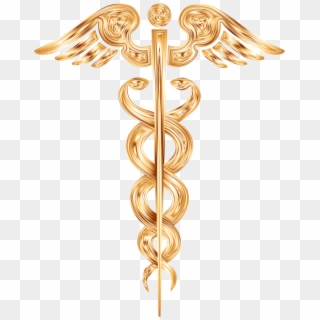 Source - Openclipart - Org - Report - Caduceus Png - Staff Of Hermes Transparent Png