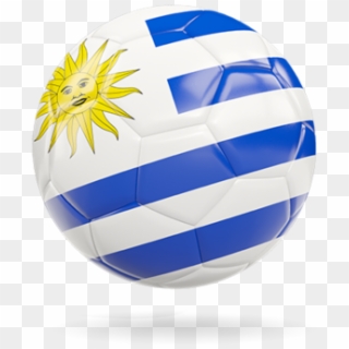 Soccer Ball Uruguay Flag Clipart