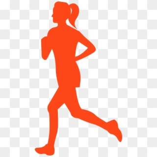 Running Woman Icon Png - People Running Silhouette Png Clipart